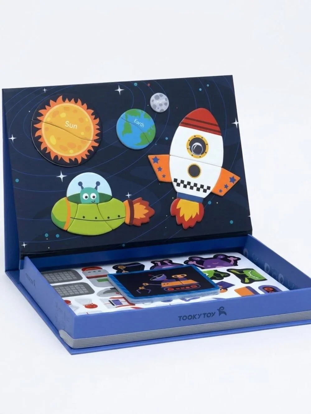 NEW Montessori Magnetic Space Puzzle STEM Travel Toy Kids Learning Game